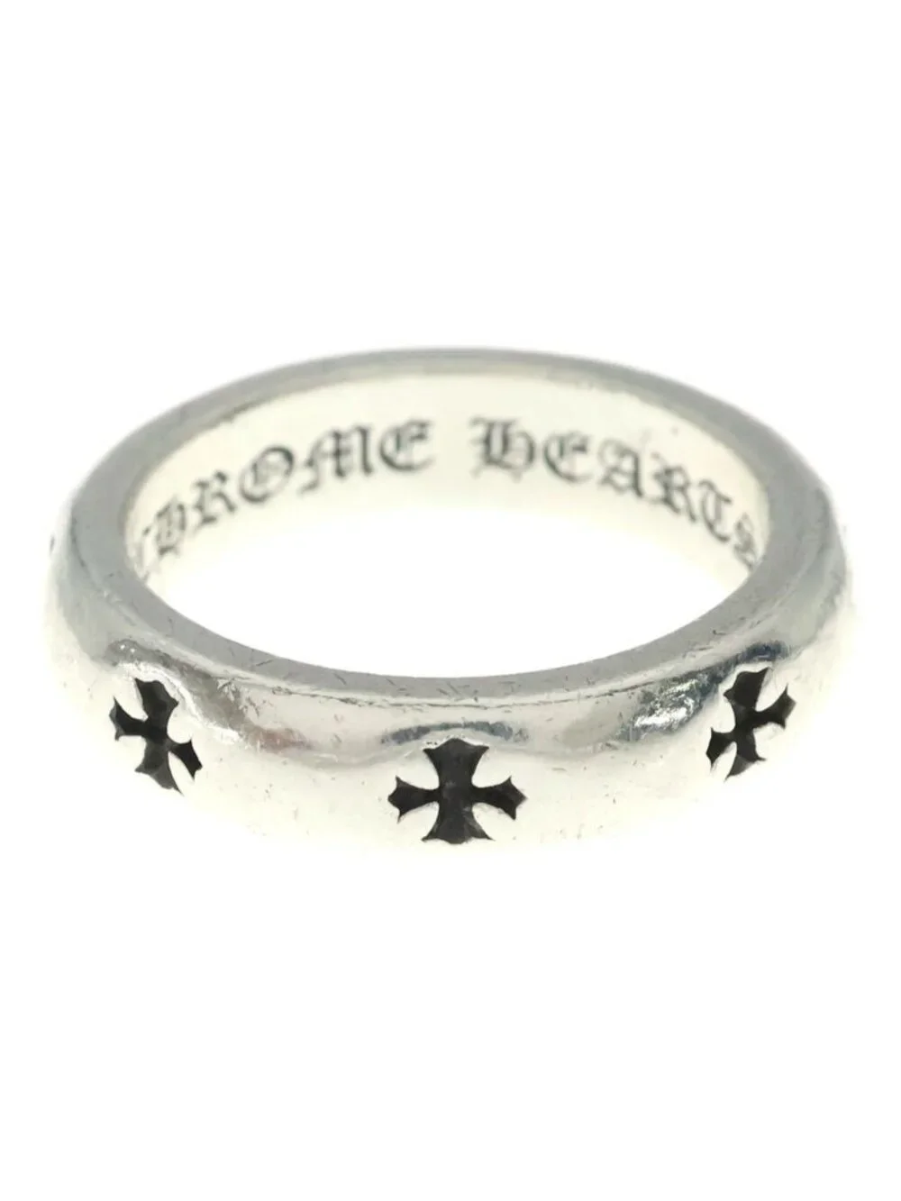 Chrome Hearts Negative CH Plus Ring Silver